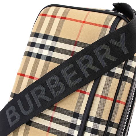 borsello da uomo burberry|Borsa a tracolla Grid (Charcoal) .